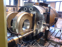 Part of the derrick - machining